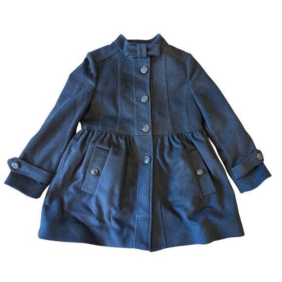 Burberry Other - BURBERRY Children Black Peacoat Coat Jacket Girls size 4